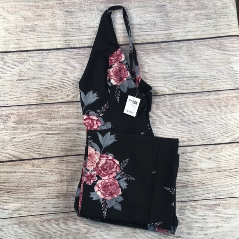 NWT Floral jumpsuit